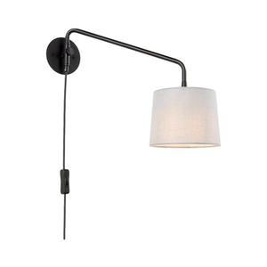 Endon 79500 - Nástenné svietidlo CARLSON 1xE14/40W/230V sivá/čierna 79500 vyobraziť