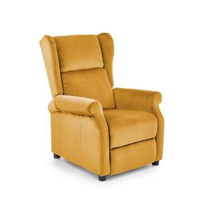 Polohovacie kreslo August horčicové vyobraziť