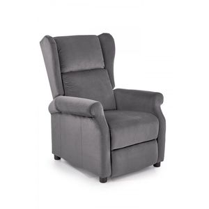 Polohovacie kreslo August II šedé vyobraziť