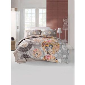 Posteľná bielizeň Valentini Izem 220x200 cm káva vyobraziť