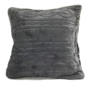 Povlak na polštář Bello 40x40 cm grafitový s 3D efektem vyobraziť