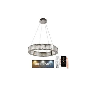 LED Stmievateľný luster na lanku LED/40W/230V 3000-6500K chróm + diaľkové ovládanie J6344/CH vyobraziť