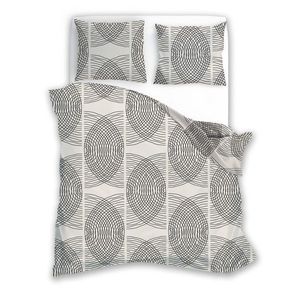 Povlečení z mikrovlákna SATYN 008 160x200 cm + 2x 70x80 cm šedé/bílé vyobraziť