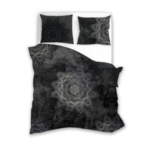 Povlečení ze saténové bavlny Pure Sateen 140x200 cm černé vyobraziť