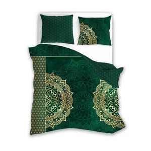 Povlečení ze saténové bavlny Pure Sateen 140x200 cm zelené vyobraziť