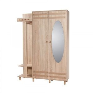 Predsieňová skriňa so zrkadlom Garmanto dub sonoma vyobraziť