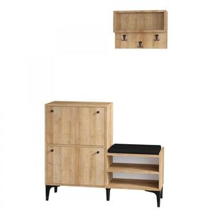 Predsieňová stena Bred svetlý dub vyobraziť