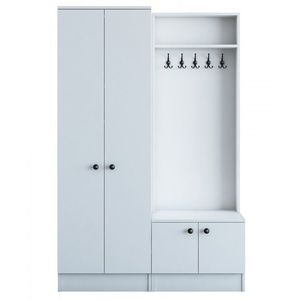 Predsieňová stena Monos biela vyobraziť