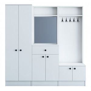 Predsieňová stena Solos I biela vyobraziť