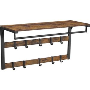 Predsieňový vešiak Houseland Plunge, hnedý/čierny vyobraziť