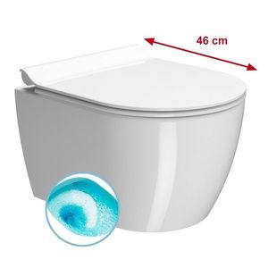 GSI - PURA SHORT závesná WC misa, Swirlflush, 35x46cm, biela ExtraGlaze 880211 vyobraziť