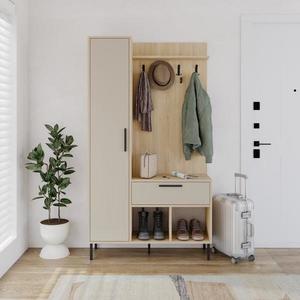 Předsíňová stěna Houseland Acton dub zafír/pieskovec vyobraziť