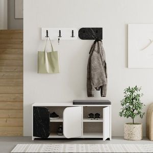 Předsíňová stěna Houseland Moni bílá/bendir vyobraziť