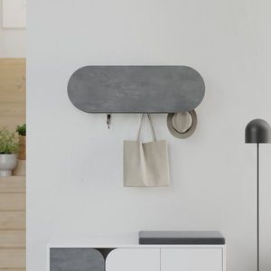 Předsíňový věšák Houseland Kroma retro šedý vyobraziť