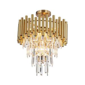 Luster na tyči MADISON 9xE14/40W/230V zlatá ML8806 vyobraziť