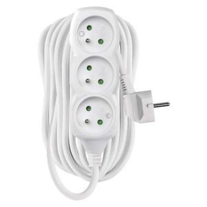 Prodlužovací kabel se 3 zásuvkami 1, 5 mm² KIKOK 10 m bílý vyobraziť