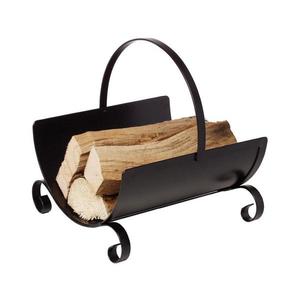 Lienbacher Kovový kôš na drevo s držadlom 40x38 cm čierna 21.05.023.2 vyobraziť