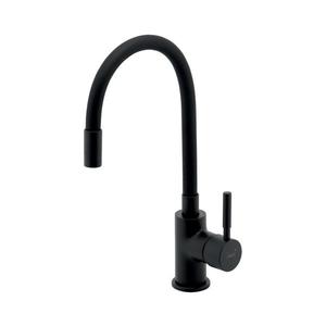 FERRO - Drezová batéria s flexibilným ramienkom matná čierna 70710, 5 vyobraziť