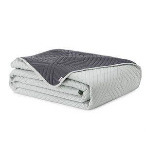 Prošívaný přehoz na postel SOFTA 260x280 tmavě šedá/světle šedá vyobraziť