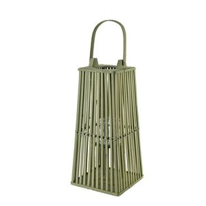 Proutěná lucerna LUCIE Green 23x48 cm zelená vyobraziť