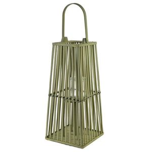 Proutěná lucerna LUCIE Green 26, 5x57 cm zelená vyobraziť