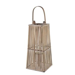 Proutěná lucerna LUCIE Grey 23x48 cm šedá vyobraziť