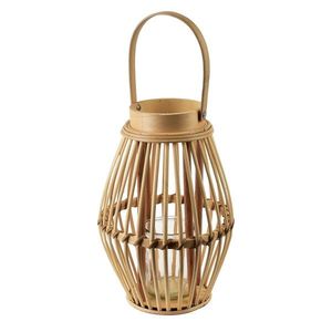 Proutěná lucerna LUCIE Natural 19x28 cm hnědá vyobraziť