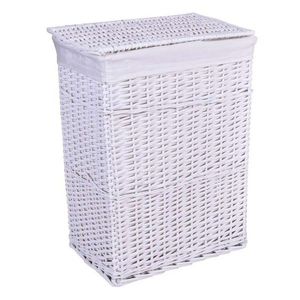 KÔŠ NA BIELIZEŇ, biela vyobraziť