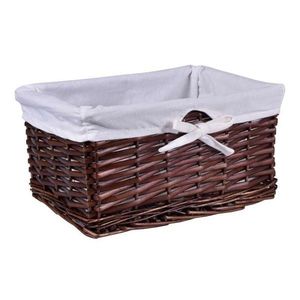 Prútený košík 30 x 20 x 15 cm - hnedý vyobraziť