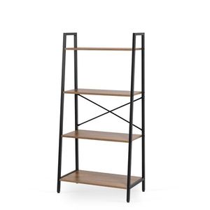 Regál Gia 64 cm ořech/černý vyobraziť