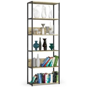 Regál LOFT 70 cm černý/dub artisan vyobraziť