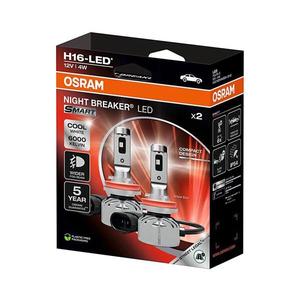 Sada 2 ks LED autožiaroviek NIGHT BREAKER SMART H16 PGJ19-3/4W/12V 6000K - Osram 64219DWNBSM-2HB vyobraziť