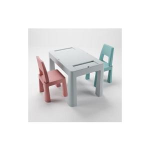 TEGA BABY - Detský stolík s stoličkami sivá/ružová/tyrkysová TI-011-174 vyobraziť