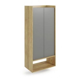 Regál MOBIUS 2D prírodný orech/sivá vyobraziť