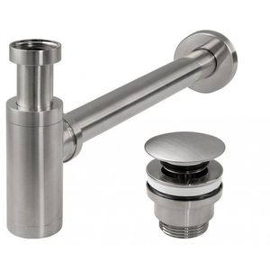 REA - Sifón click-clack BRUSH NICKLE INOX REA-A4400 vyobraziť