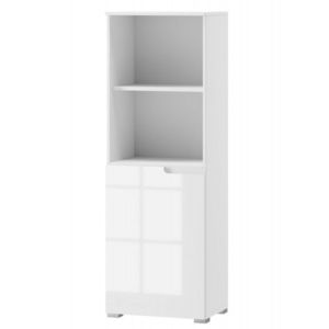 Regál Selene 145 cm bílý lesk/mat vyobraziť