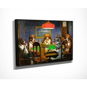 Reprodukcia obrazu Poker Game 30x40 cm viacfarebná vyobraziť