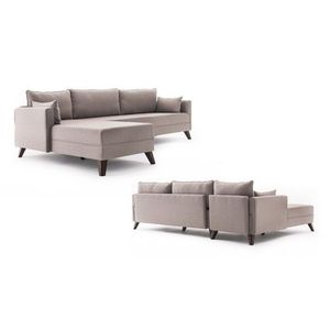 Rohová pohovka Bella krémová ľavá vyobraziť