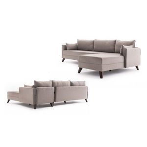 Rohová pohovka Bella krémová pravá vyobraziť