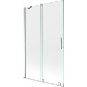 MEXEN/S - Velar Dvojkrídlová posuvná vaňová zástena 110 x 150, transparent, chróm 896-110-000-01-01 vyobraziť