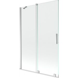 MEXEN/S - Velar Dvojkrídlová posuvná vaňová zástena 120 x 150, transparent, chróm 896-120-000-01-01 vyobraziť