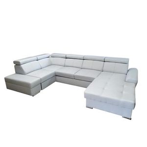 Rohová rozkladacia pohovka s leňoškou Colt II krémová vyobraziť