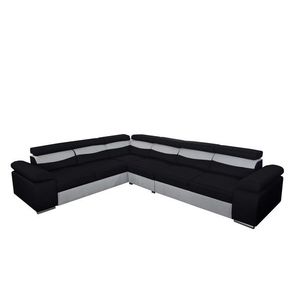 Rohová rozkladacia pohovka Smile 2A3/3A2 čierna vyobraziť