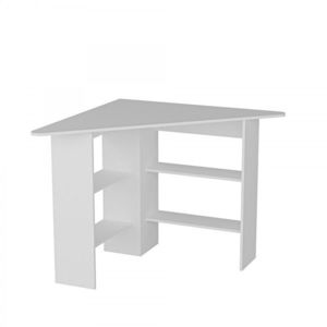 Rohový písací stôl Cor biely vyobraziť