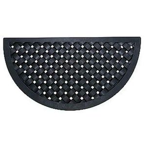 Rohožka polkruhová VIGO 40 x 60 cm čierna vyobraziť