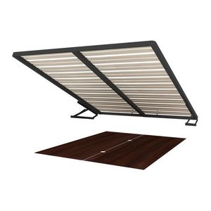 Rošt Porti 77 se zvedákem a základnou černý/hnědý vyobraziť