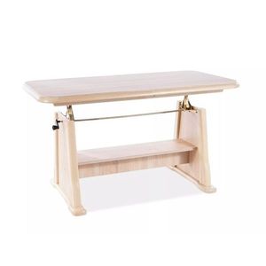 Rozkládací konferenční stolek Beata z masivu dub sonoma vyobraziť