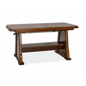 Rozkládací konferenční stolek Beata z masivu ořech vyobraziť