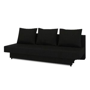 Rozkládací pohovka AMAZA 190 cm Sawana 14 černá vyobraziť