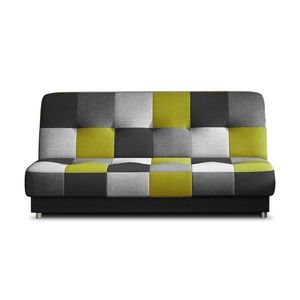 Rozkládací pohovka CAYO 192 cm Soro 100/Soro 93/Soro 83/Soro 40 černo-žlutá vyobraziť